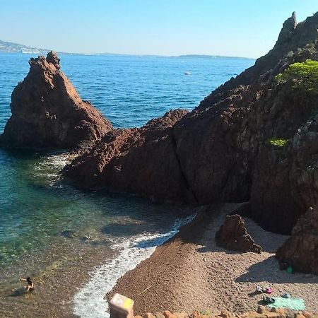 2 Pieces Climatise A 200M Des Plages Théoule-sur-Mer Exterior foto