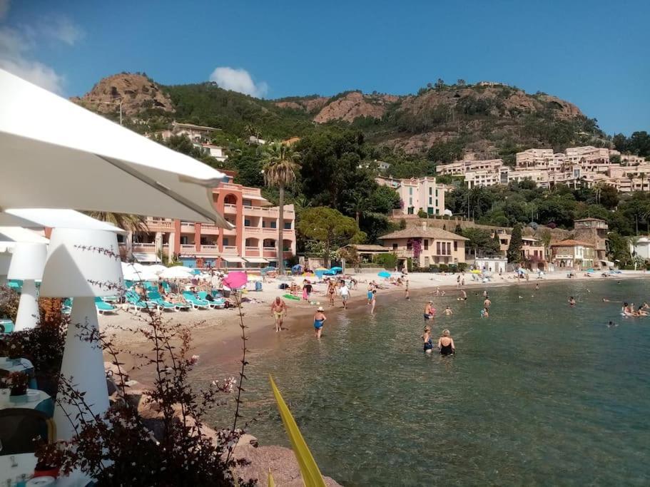 2 Pieces Climatise A 200M Des Plages Théoule-sur-Mer Exterior foto